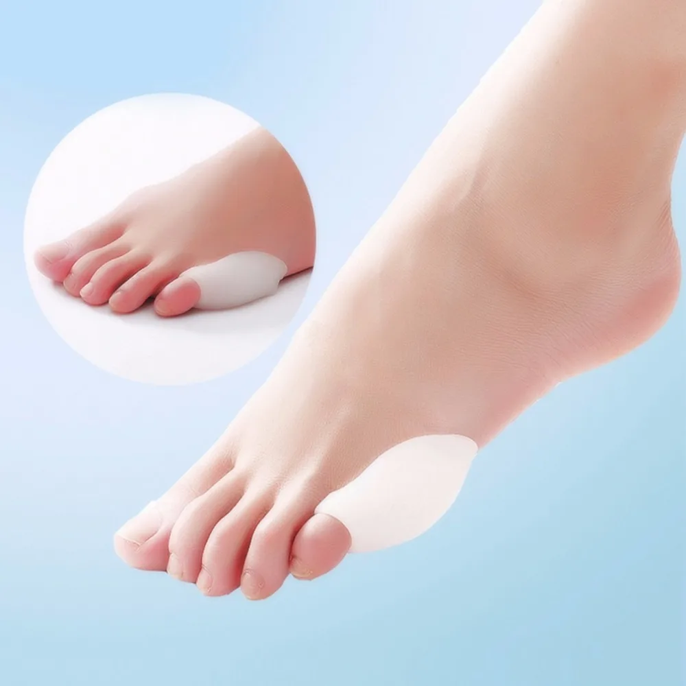 

1 Pair Little Toe Bunion Protector Pads Silicone Gel Foot Toe Separator Thumb Valgus Bunion Adjuster Pain Relief Foot Care Tool