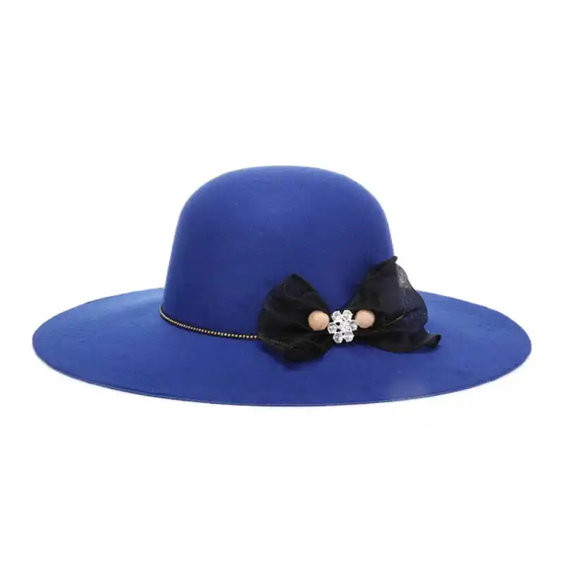 royal blue floppy hat