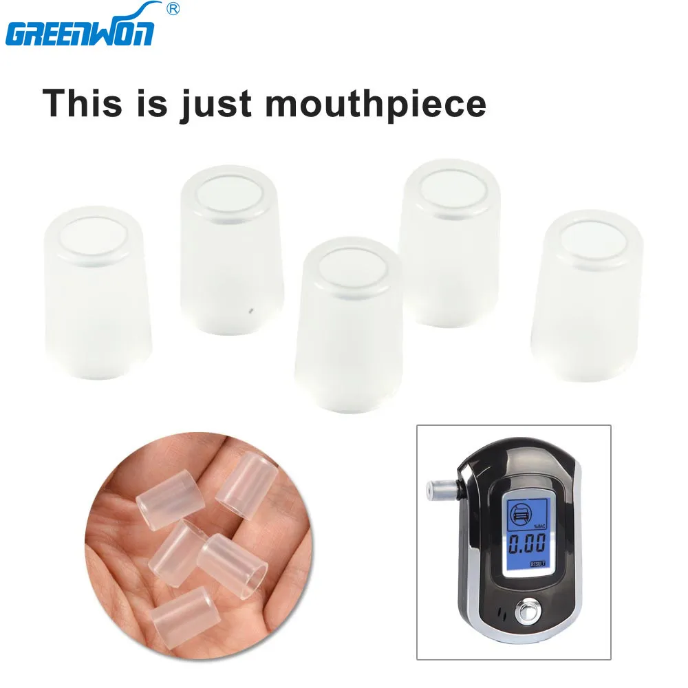 50pcs/lot Digital Breath Alcohol Tester Breathalyzer Mouthpieces Blowing Nozzle for AT6000 Alcohol Tester  Mouthpieces