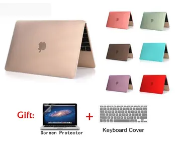 

Crystal Matte Laptop Case For MacBook Air Pro Retina 11 12 13.3 15 Cover New Pro 13 15.4 inch with Touch Bar A1706 A1708 A1932