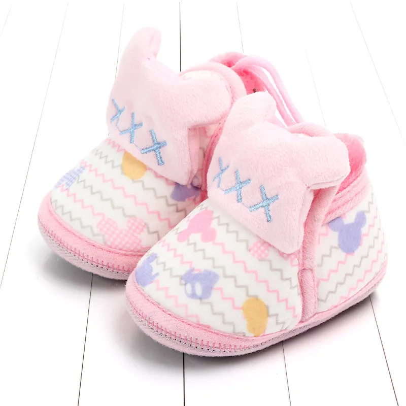 Indoor First Walkers Baby Shoes Cotton Anti-slip Booties Winter Wammer Baby Girl Boy Shoes Newborn Slippers Footwear Booties (42)