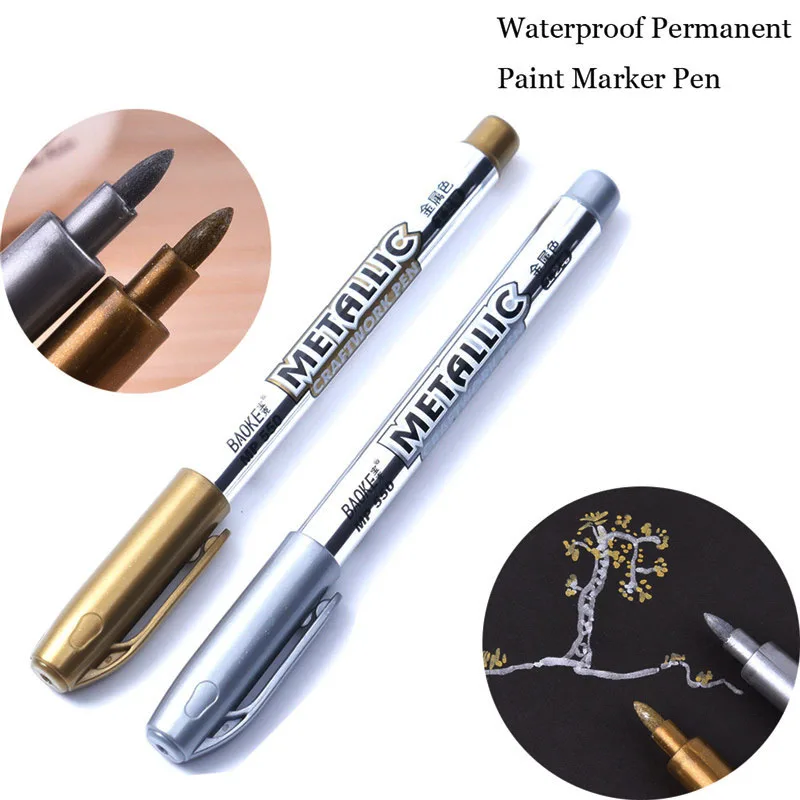 

New Arrival DIY Metal Waterproof Permanent Paint Marker Pens Manga Drawing Markers Students