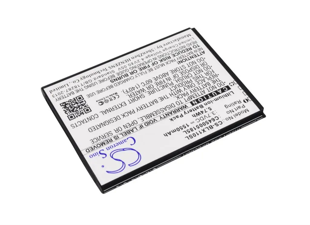 Аккумулятор Cameron Sino 1550 мАч C645005185L для BLU Studio Mini LTE X100Q|cameron sino|battery forcameron sino battery |