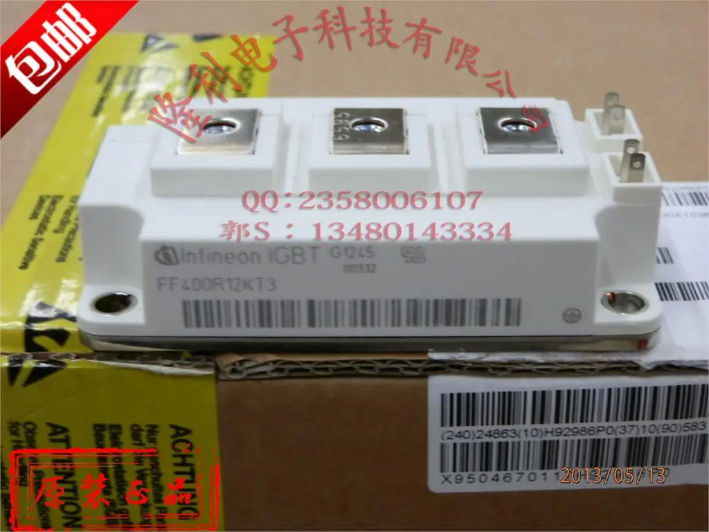 

Authentic FF400R12KT3/FF400R12KE3 brand new original Germany./.