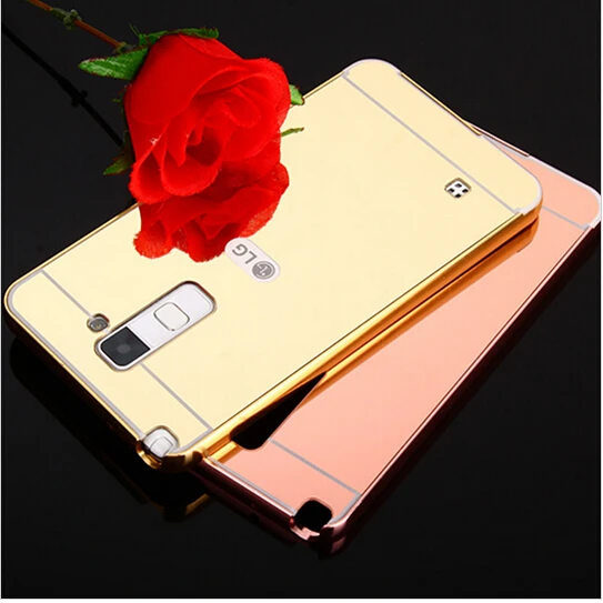 

Phone Case For LG G4C/G4 mini Case Luxury Fashion Mirror Aluminum Plating Metal frame cover for LG Magna H500F/C90/H520N/Y90