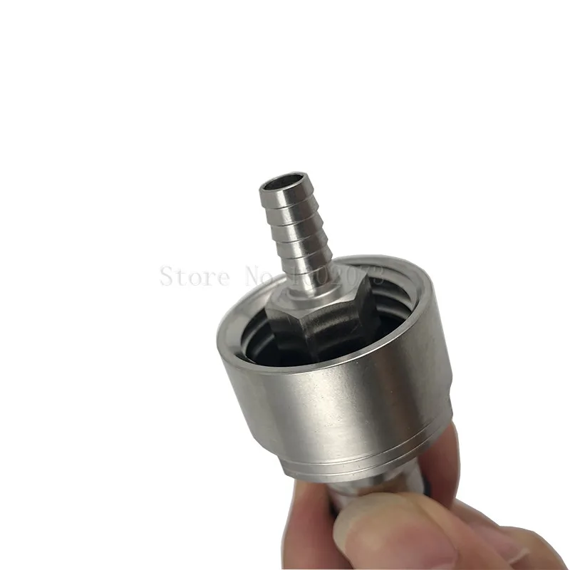 Stainless Steel Carbonation Cap w 516 Barb - Beer Soda Water Soft Drinking PET bottles (10)