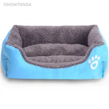 Новинка, хит, зимняя теплая кровать для питомца, собаки, кошки, щенка, подушка для дома, мягкий теплый коврик для питомника, одеяло, Cama De Cachorro