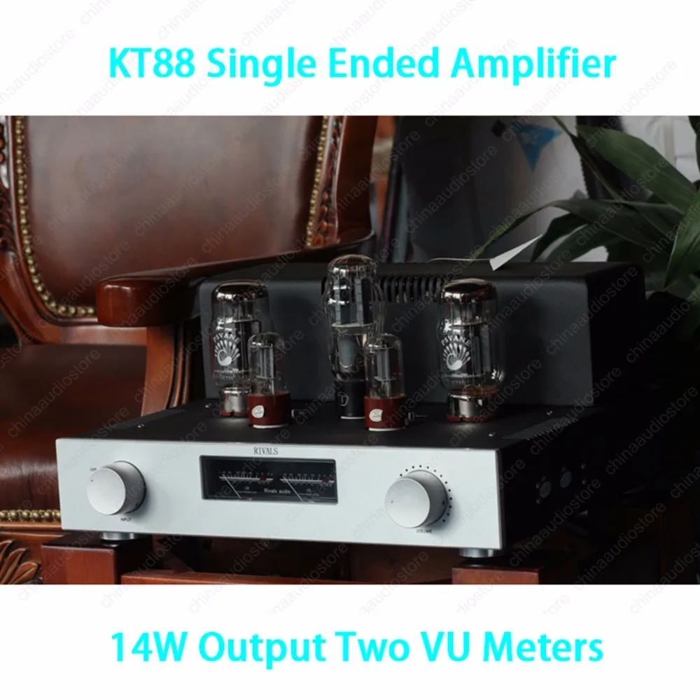 Односторонний трубчатый усилитель Rival KT88 13 Вт 6550 стерео класс A 6SN7/ /5U4G PSVANE или JJ 110