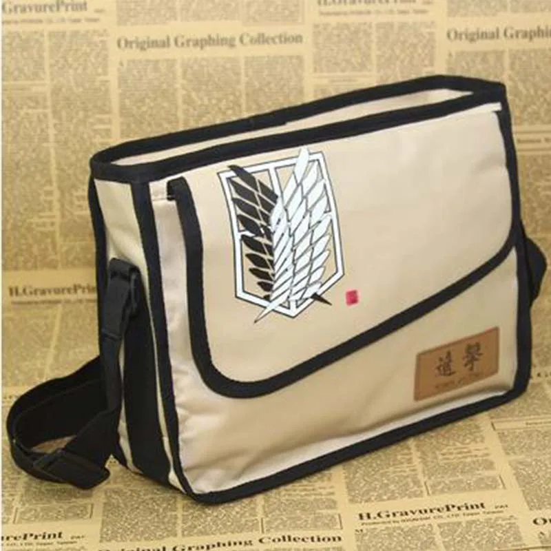 Anime Cartoon Gintama One Piece Attack on Titan Sword Art Online Hoozuki no Reitetsu Denim Shoulder
