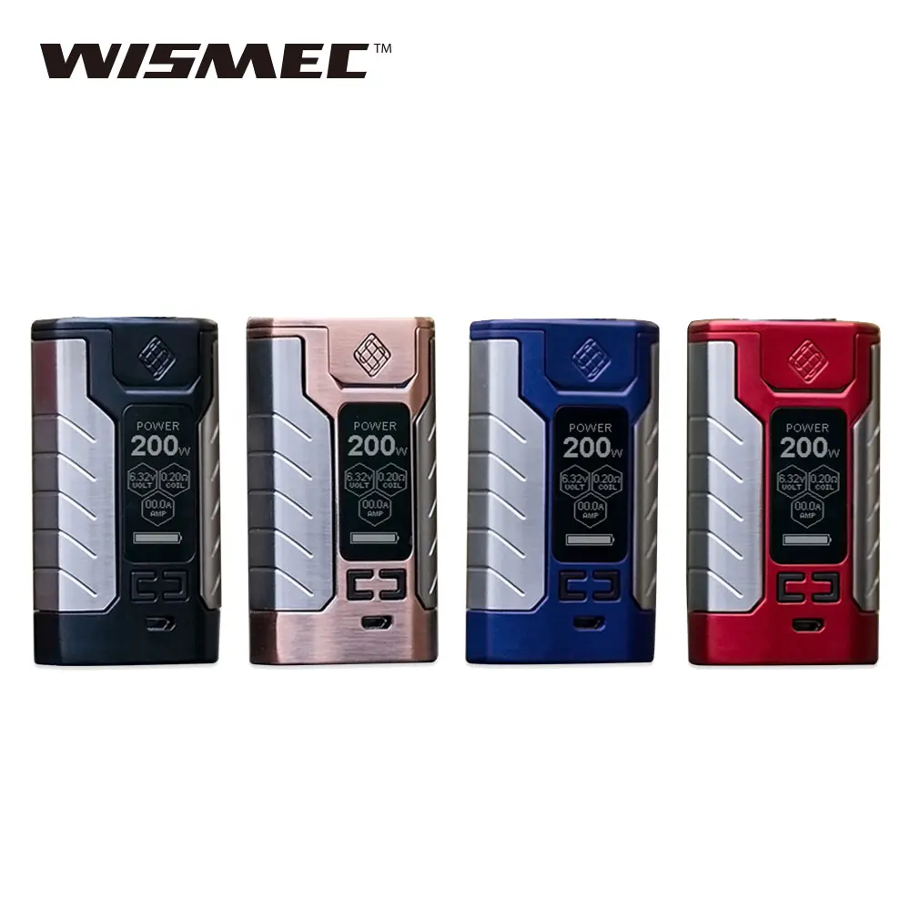 200W Original WISMEC SINUOUS FJ200 TC Box MOD with 4600mAh Battery 200W Max Output OLED Screen SINUOUS FJ200 Mod E-cig Box Mod 200W Original WISMEC SINUOUS FJ200 TC Box MOD with 4600mAh Battery 200W Max Output OLED Screen SINUOUS FJ200 Mod E-cig Box Mod