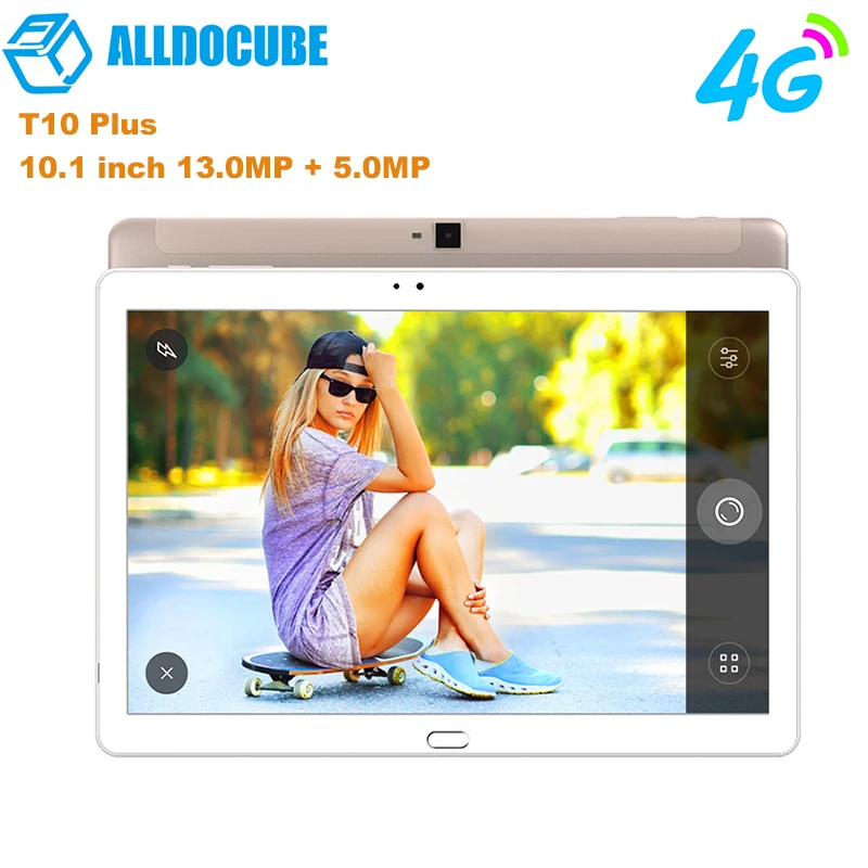 Новый ALLDOCUBE T10 плюс 4G Phablet 10,1 ''MTK8783 4 ядра Android 6,0 4 ядра 1,5 ГГц + 3 GB 32 ГБ 13MP Камера Планшеты PC 6500 mAh