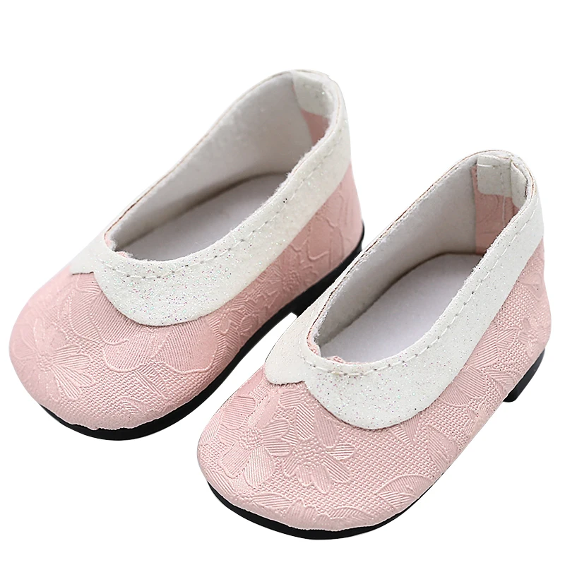Doll Shoes 2 Colors Casual Shoes Fit 43cm Baby Doll and 18 inch Girl