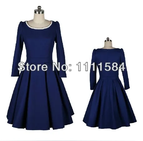 free shipping British Retro 40s 50s font b Tartan b font Vintage Wiggle Dress Rockabilly Pin