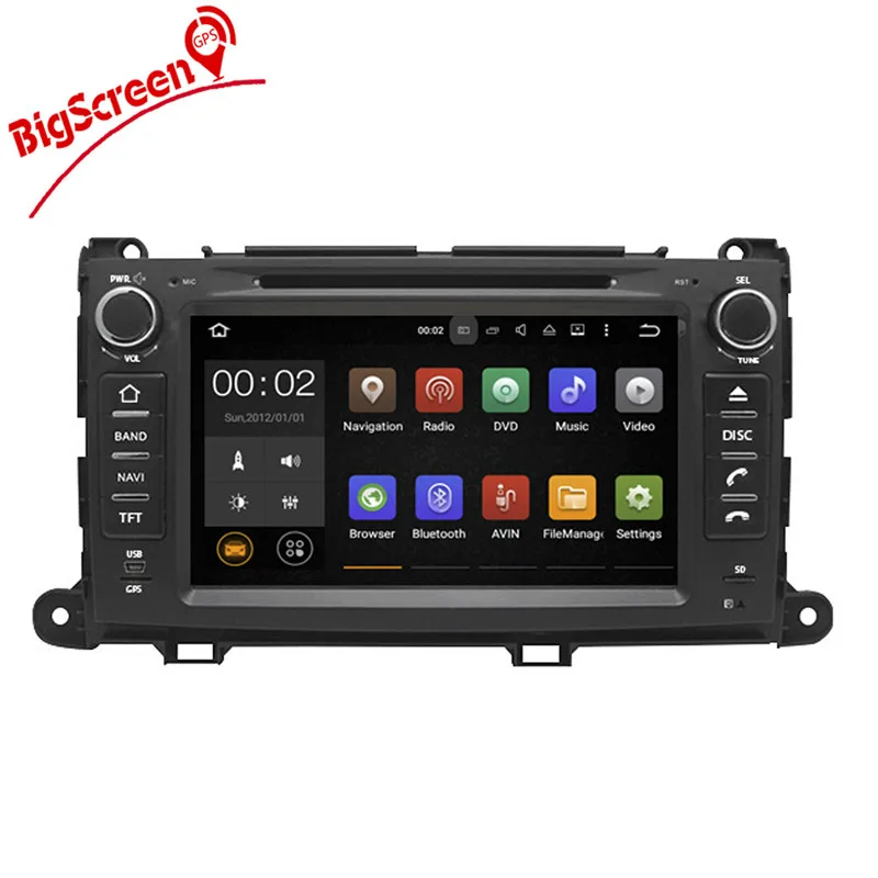 Excellent 8inch Android 7.1 Car Stereo GPS Navigation For Toyota Sienna 2010 2011 2012 2013 2014 Head Unit Multimedia Monitor Satnav 1080P 3 Excellent 8inch Android 7.1 Car Stereo GPS Navigation For Toyota Sienna 2010 2011 2012 2013 2014 Head Unit Multimedia Monitor Satnav 1080P 3