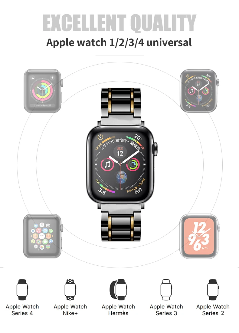 Para apple pulseiras de relógio 40mm 38mm