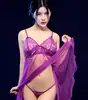 HOT Women's Fashion Sexy Lace Sheer + G-string Sleepwear Lingerie Nightgown Home Sleepshirt M XL 7 Color Lover Gift ► Photo 3/6