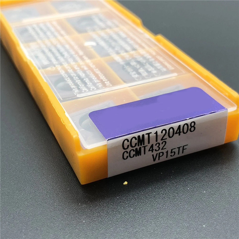 Новый 10 100 шт CCMT120408 VP15TF CCMT432 CNC лезвие карбида|Аксессуары для электроинструментов|