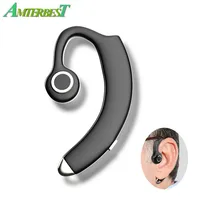 AMTERBEST bezprzewodowe słuchawki biznesowe Bluetooth sportowe słuchawki Stereo z odpornymi na pot, redukcją szumów słuchawki do telefonów