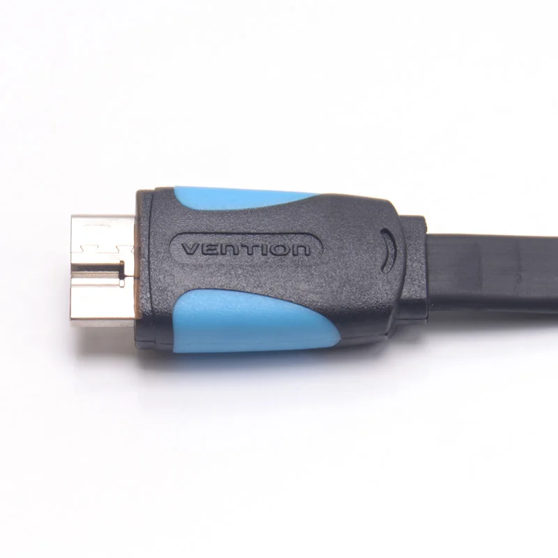 Vention Высокоскоростной USB 3,0 A к Micro-B плоский кабель, кабели передачи данных для портативного жесткого диска Galaxy Note3 Galaxy S5