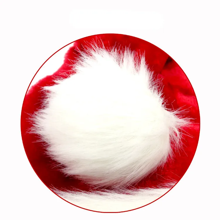 1 шт., высокое качество, рождественские красные шапки Санта-Клауса для взрослых и детей, рождественские украшения, подарки на год, вечерние товары для дома