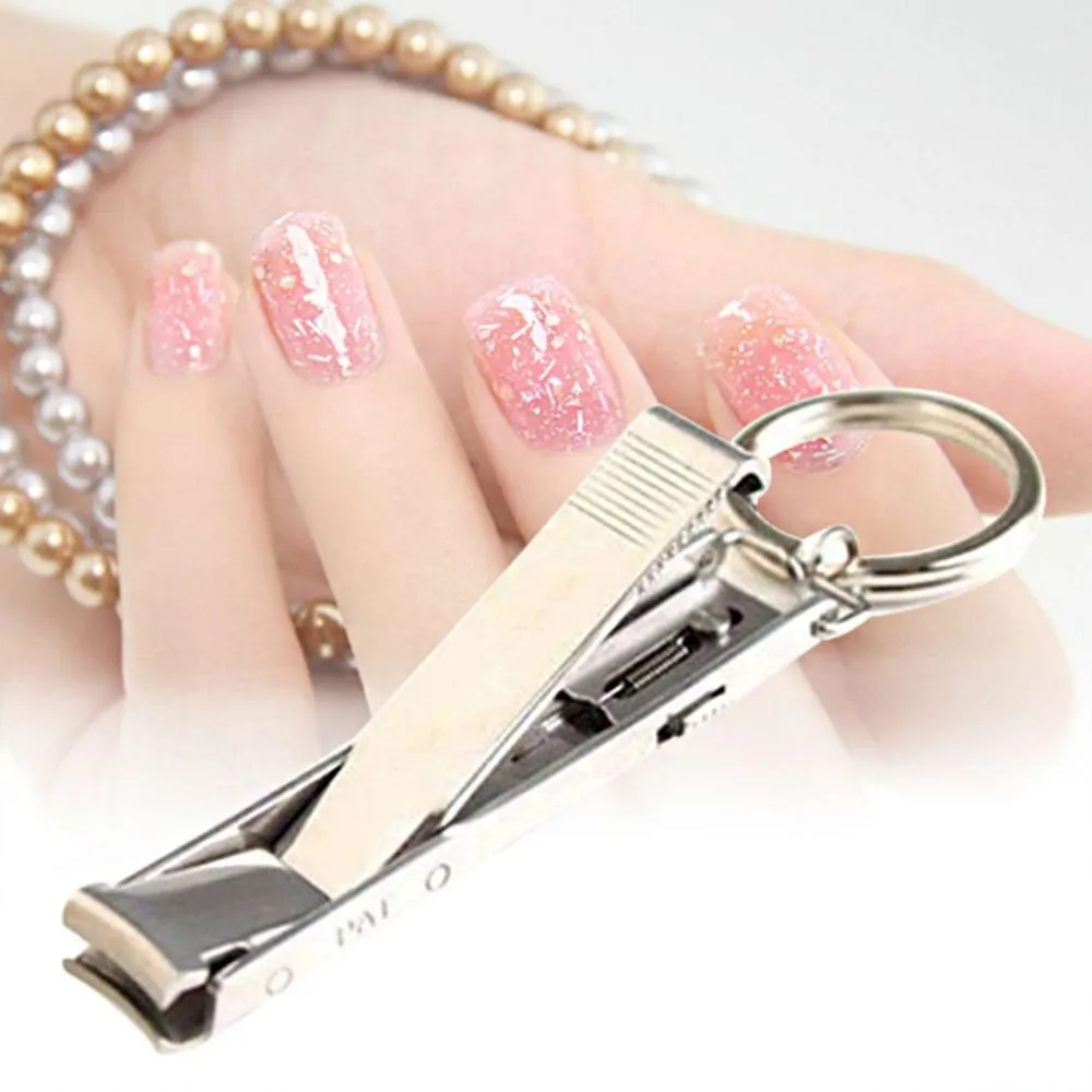 

EDC Ultra-thin Foldable Hand Toe Nail Clippers Cutter Trimmer Stainless Keychain Wholesale