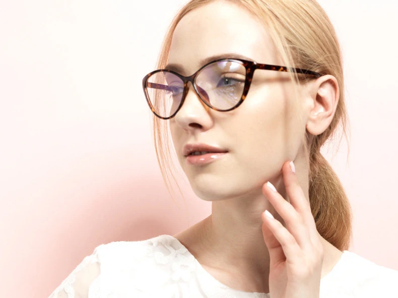 Logorela очки Оптические очки оправа для женщин очки 6 цветов сборка с Rx линзы 5865