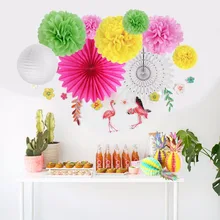 Tropical Hawaiian Party Decorations 12pcs Honeycomb Pineapple Balls Flamingo Decorations Birthday Summer Party Decor Supplies Tropical Hawaiian Party Decorations 12pcs Honeycomb Pineapple Balls Flamingo Decorations Birthday Summer Party Decor Supplies