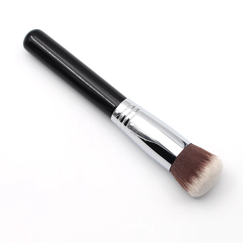 Tesoura de Maquiagem impecável f82 round head kabuki Material do Cabo : Madeira