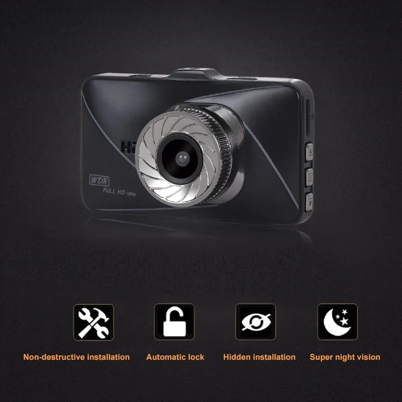 Cody T679 Car DVRs Recorder Dash Cam Dual Lens Vehicle Rear View Camera Camcorder Night Vision Auto