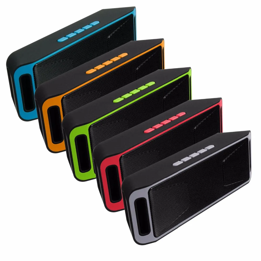 sc208 Bluetooth 4 0 Portable Wireless Speaker TF USB FM Radio Dual Bluetooth Speaker Bass Sound