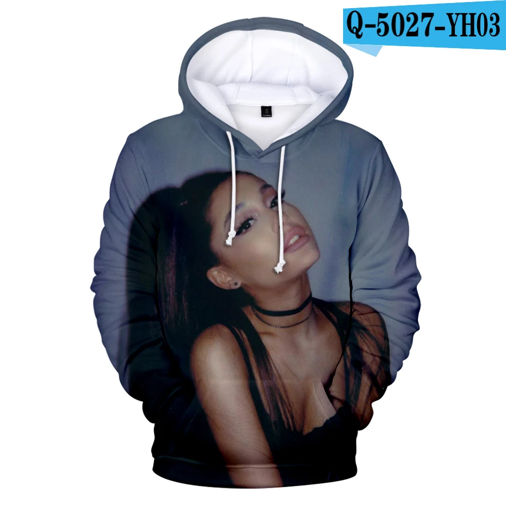 3D Ariana Grande Thank U следующий альбом Highstreet Cool Женская и мужская одежда горячая Распродажа повседневные крутые худи Harajuku толстовки - Цвет: Родо