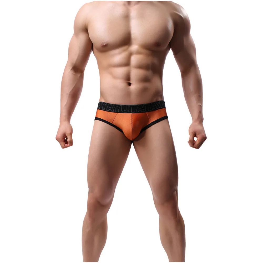 2019 Men's sexy low waist beach briefs seaside sports men's casual comfort shorts quick-drying beach shorts men 40J3 (5)