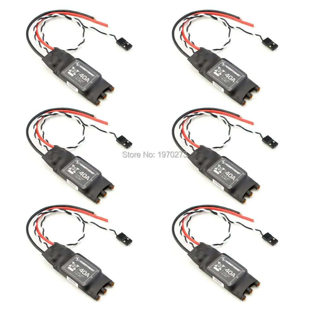 

Hobbywing XRotor 40A 2-6S OPTO ESC Asia-pacific Version for 5010 F550 S500 RC Quadcopter High Performance