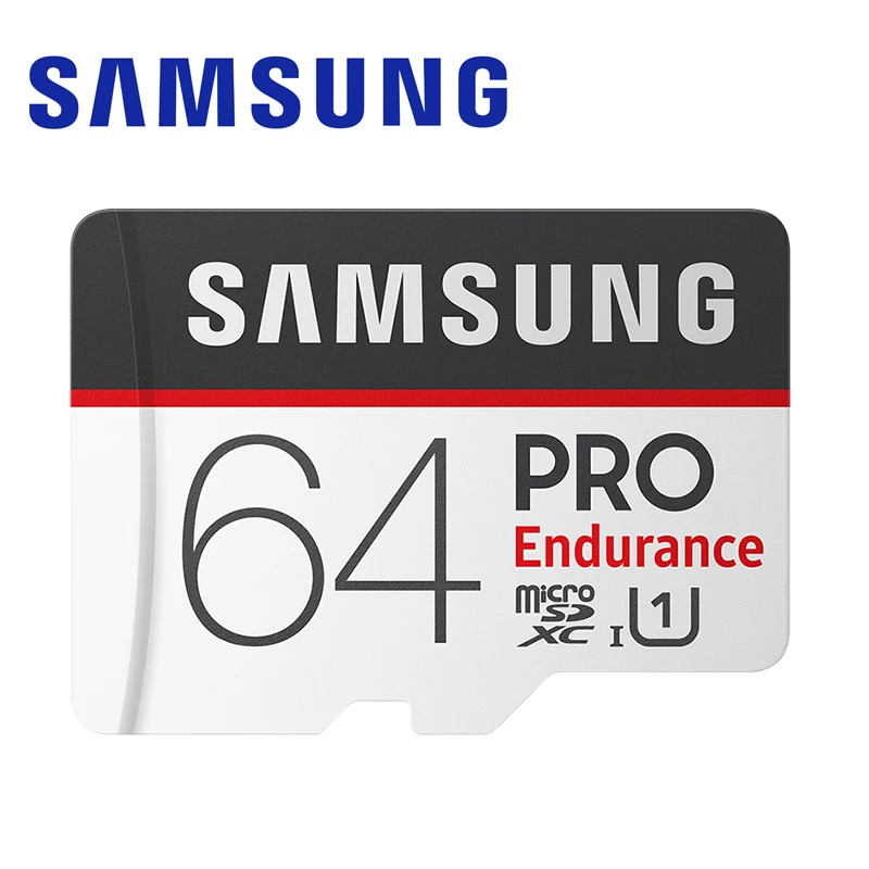 Samsung MicroSDXC PRO выносливость слот для карт памяти 32 Гб 64 128 ГБ с адаптером карты 4K и FHD