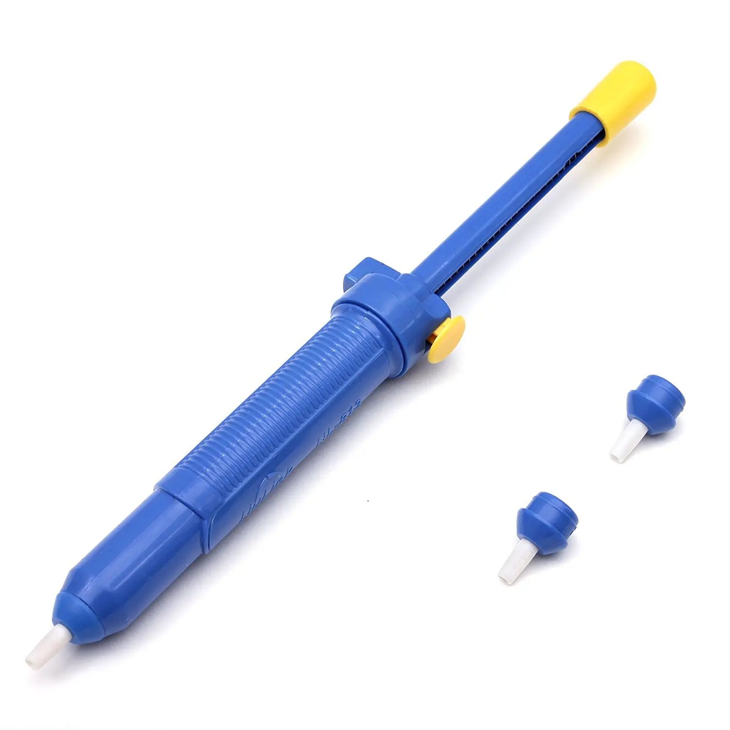 

Deluxe Series Desoldering Pump Solder Iron Remover Sucker Hand Tool - Blue, Plastic ,Heavy Duty