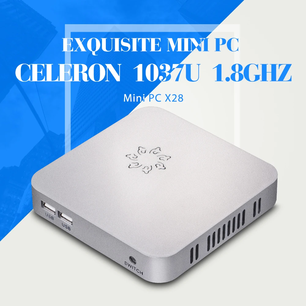 

2015 MINI PC windows diy nettop lap top computer X28 C1037U just with wifi thin client mini desktop