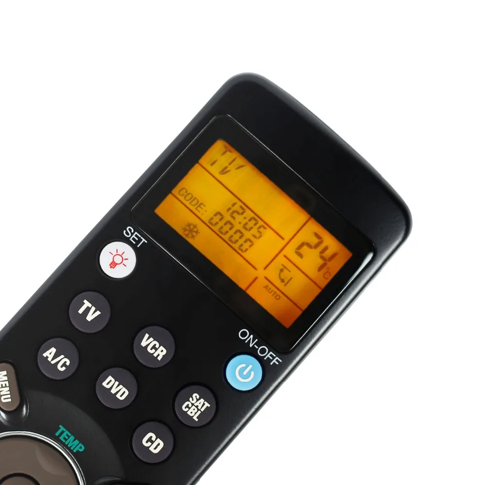 Goedkoop Chunghop RM 991 Tv Sat Dvd Cbl Cd Ac Vcr Universele Afstandsbediening Leren Voor 6 Netten In 1 Code