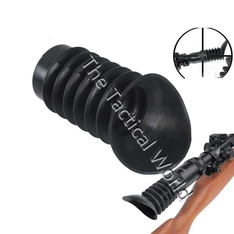 Hunting Tactical Airsoft Shoot Rubber 38 40mm Flexible Scalability Ocular Soft Eye Protector Cover for Hunting