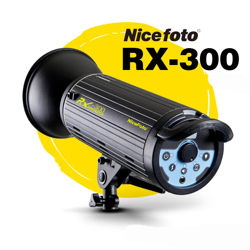 Фотовспышка NiceFoto RX 300 Вт студийная вспышка быстрая утилизация времени фотостудия