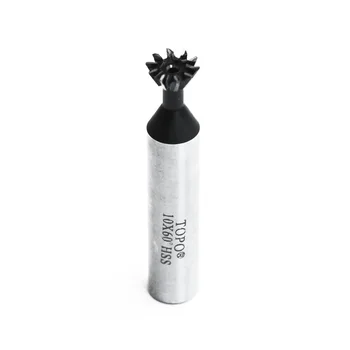 

1pc 10mm 60ﾟ6 Flutes High Speed Steel Dovetail Cutter End Mill Router Bit NEW