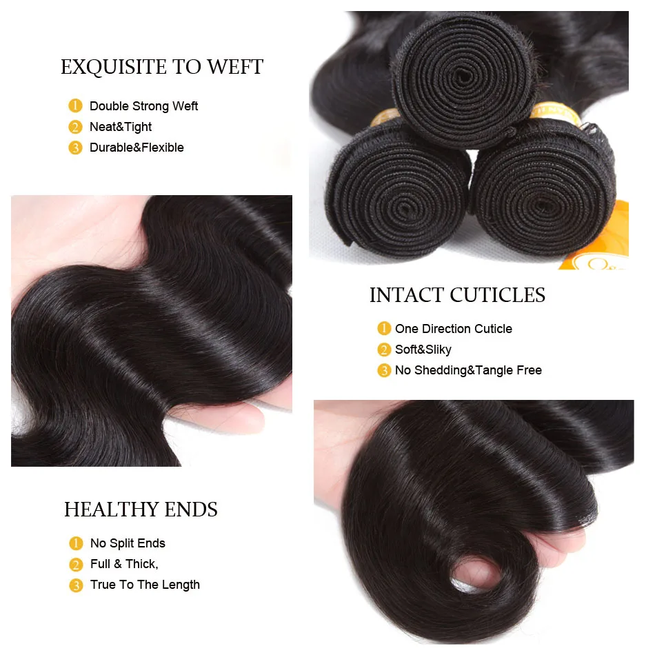 Brazilian Body Wave Bundles Ossilee Human Hair Weave Bundles Remy Hair Extension 1/3/4 Bundles/lot USA LOCAL RETURN Brazilian Body Wave Bundles Ossilee Human Hair Weave Bundles Remy Hair Extension 1/3/4 Bundles/lot USA LOCAL RETURN