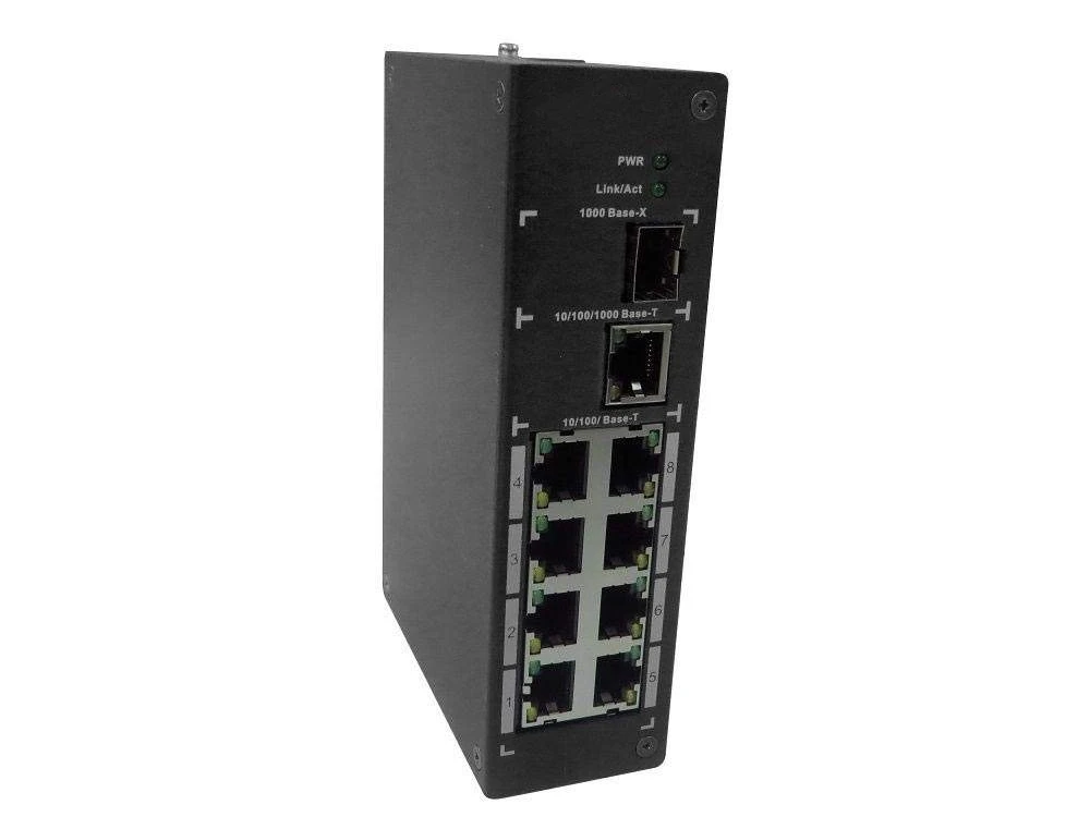 DH 8 портов безопасности специальный переключатель DH-IS1110 8 шт 10/100Base-T порты Ethernet IP40 защиты промышленный дизайн для IP Системы