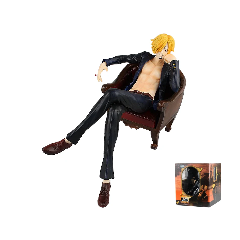 XINDUPLAN One Piece Anime Vinsmoke Onepiece Yeni Dünya Şef Sanji POP Action Figure Oyuncaklar 13 cm PVC Çocuklar Toplama Modeli 0536