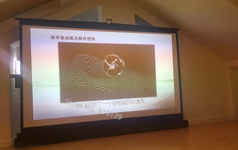 100inch 16x9 Portable Pull Up Screen pic 29