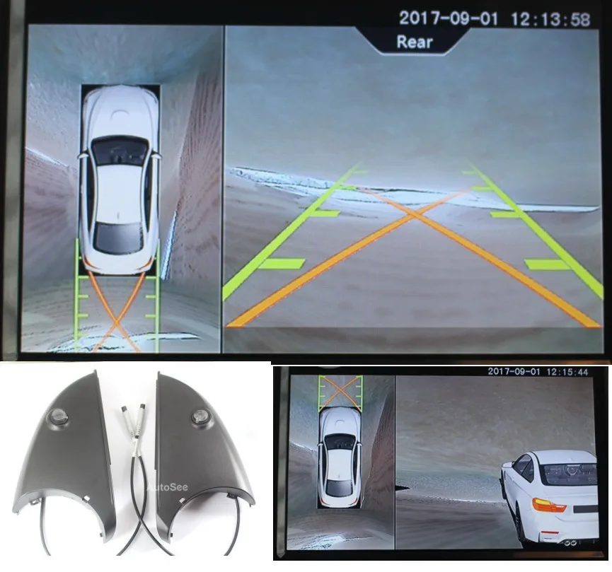 Для Benz Мерседес, C, E, S класс объемный 360 градусов птичий глаз вид 4 способа панорамный фотоаппарат DVR Системы 1080 P, парковка набор вспомогательных принадлежностей