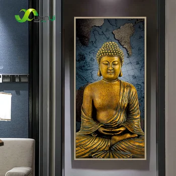 

Buddha Poster Wall Art Print Painting Home Decoration Wall Zen Posters Art Budda Buda Canvas Painting For Living Room Unframed