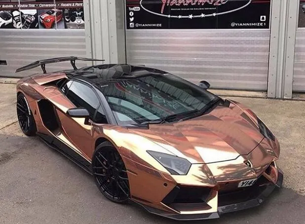 5 x 65ft Rose Gold Car wrap film for a whole car Premium