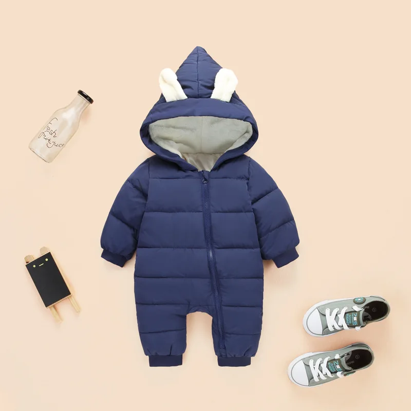 

2018 Autumn Winter Jumpsuit Baby Boy Girl Clothes Newborn Infant Clothing Kids Snowsuit Snow Wear Coats Bodysuit Warm Romper
