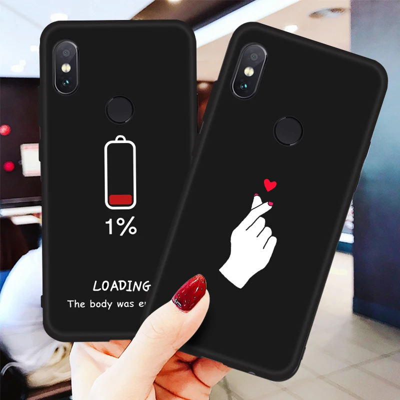 Чехол с сердцем на палец для телефона Xiaomi Redmi Note 7 6 5 Pro S2 6A 5A Plus мягкий силиконовый
