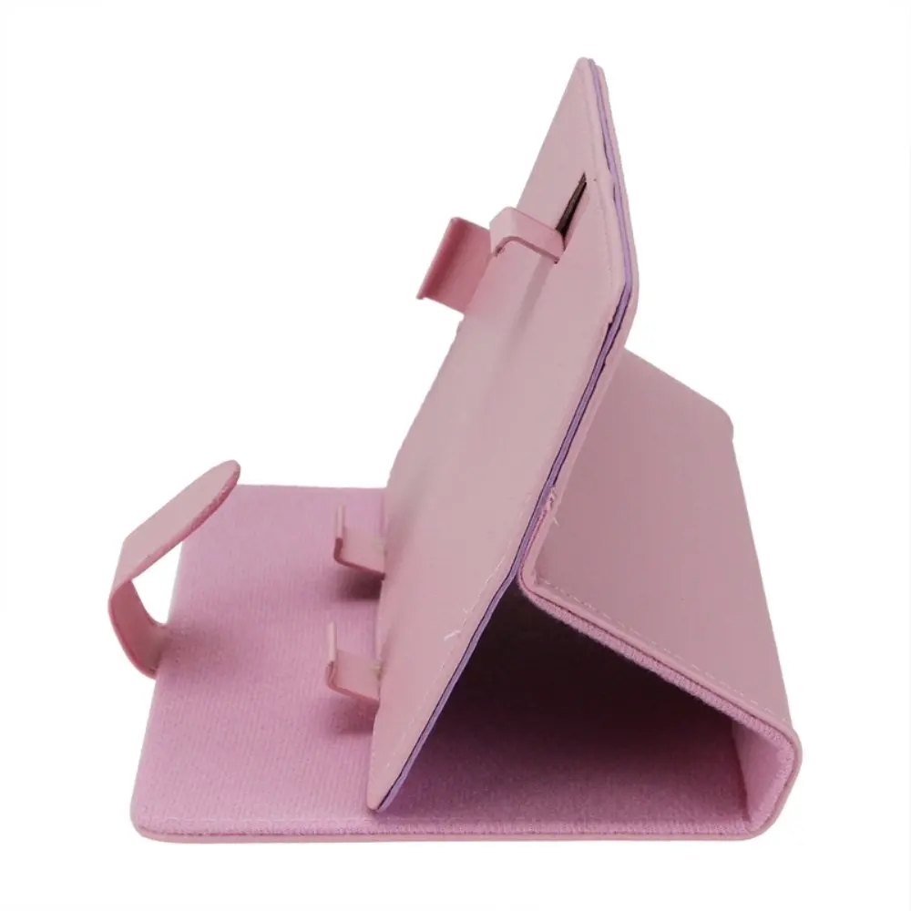 

SCS-5* Sale Leather Folder Pouch Cover Skin Case Shell For 10 inch Tablet PC(Pink 10 inch)